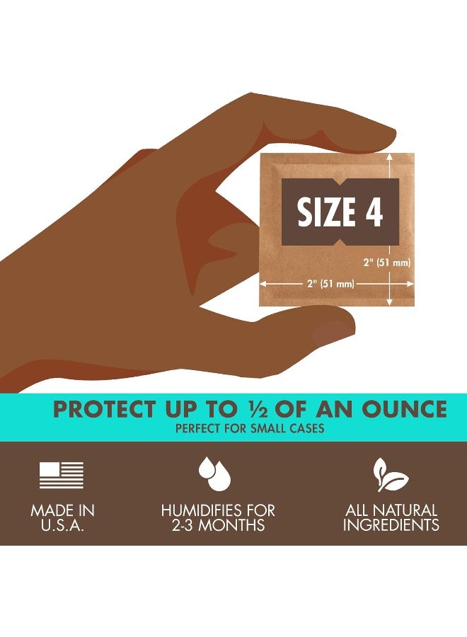 Boveda 62% Humidor Packets - 2 Way Humidity Control Packs- Size 4-10 Count Resealable Bag - Cigar Humidor Accessories - Bulk Humidity Packs - Relative Humidity Packs - Humidor Packet - Image 3
